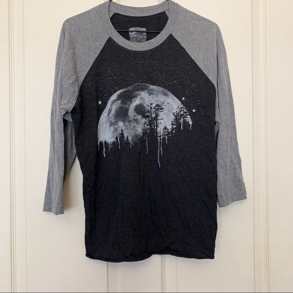 Curbside clothing moon 3/4 raglan - Picture 2 of 5